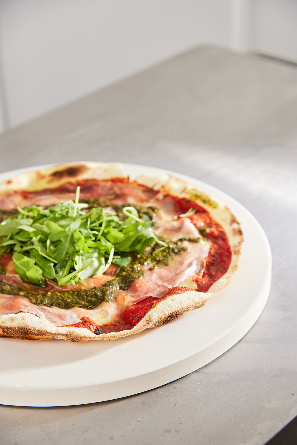 Gorms Cordierit pizzasten - Ø: 38 x 2 cm. - Bahne